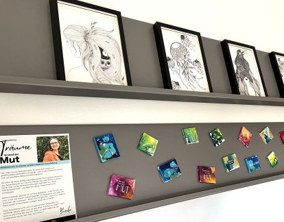 Kunstdrucke und Mini-Magnet-Bilder